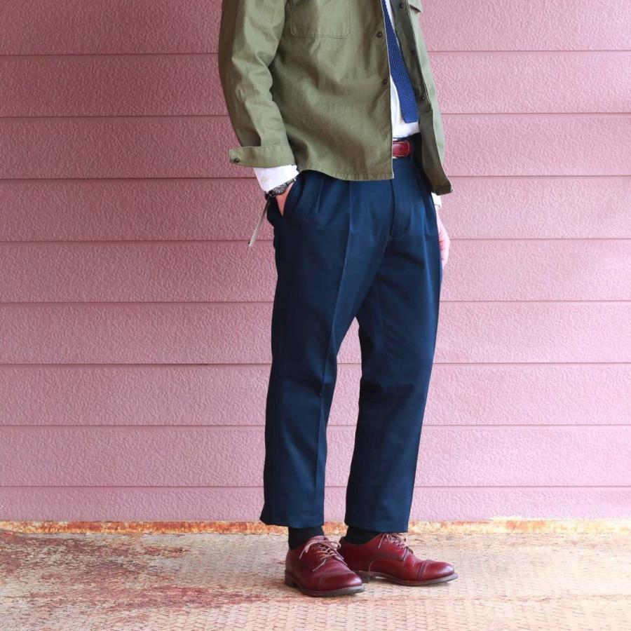 バーンストーマー 2タックドレスチノ トラウザー ネイビー 1002p Barnstormer 2p Dress Chinos トラッド アイビー メンズ ビジネス チノパン スラックス 1002p Nvy Qurious 通販 Yahoo ショッピング