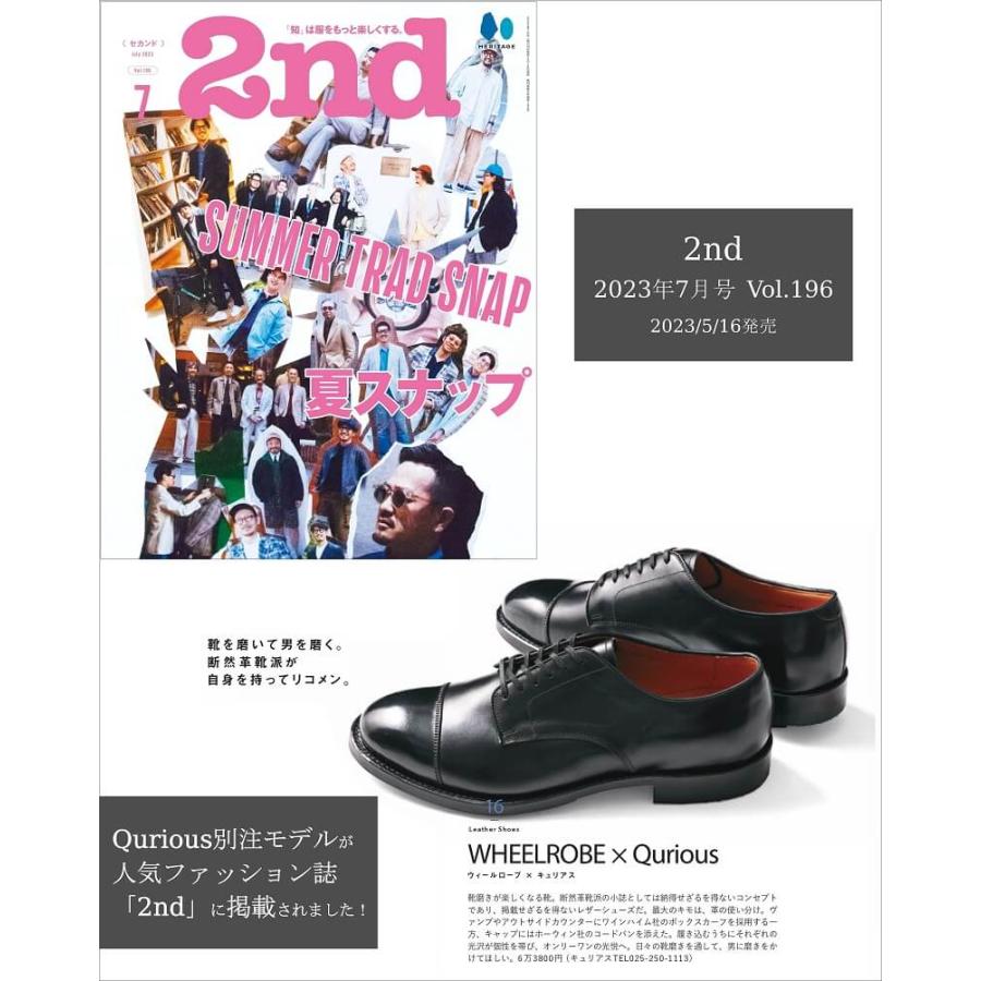 WHEEL ROBE（ウィールローブ） 別注 ストレートチップ ブルッチャー