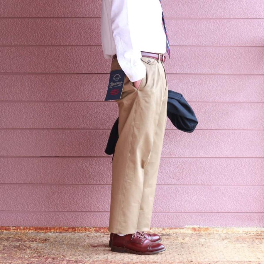 バーンストーマー マッカーサー2 ツータック トラウザー カーキ 1945p Barnstormer Macarthur2 トラッド アイビー メンズ ビジネス チノパン スラックス 1945p Khk Qurious 通販 Yahoo ショッピング