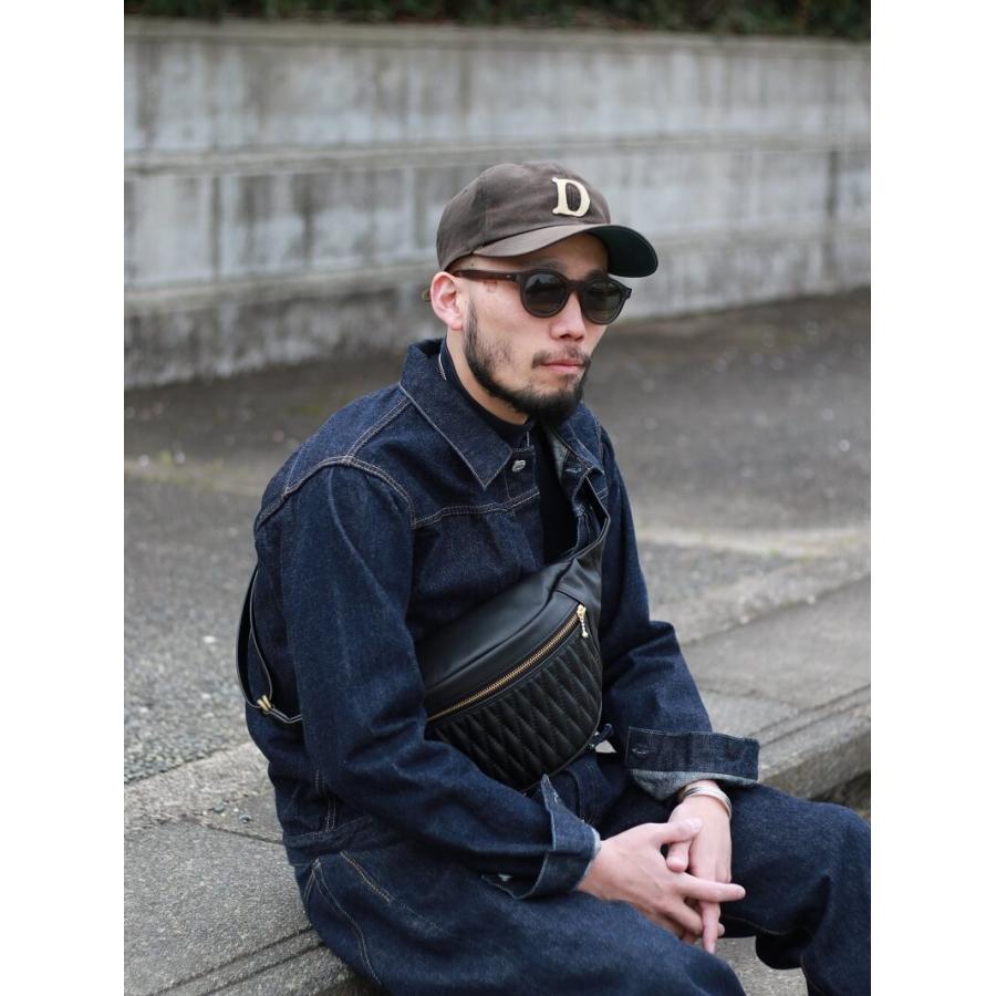 ダイヤ ウエストバッグ BACKDROP Leathers DIA WAISTBAG 本革 バイカー