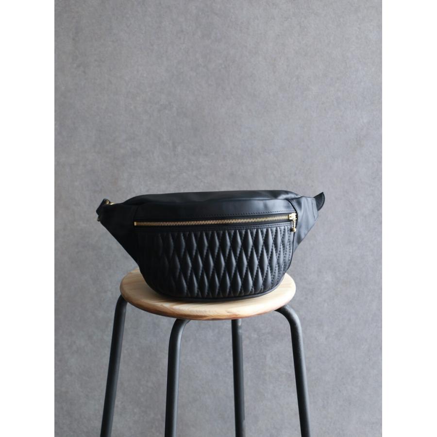 ダイヤ ウエストバッグ BACKDROP Leathers DIA WAISTBAG 本革 バイカー