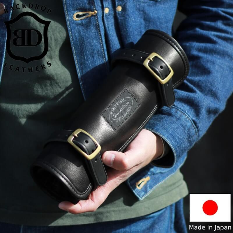 ツールロール BACKDROP Leathers TOOL ROLL 本革 バイカー メンズ 工具袋 アメカジ 日本製 プレゼント | 