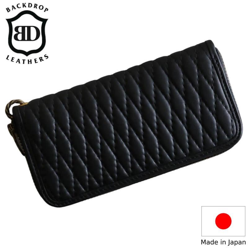 バックドロップレザーズ ジップウォレット ツイストリング付き BACKDROP Leathers ZIP WALLET -TWIST RING付き  本革 バイカー アメカジ 日本製 プレゼント : bd-3 : Qurious - 通販 - Yahoo!ショッピング