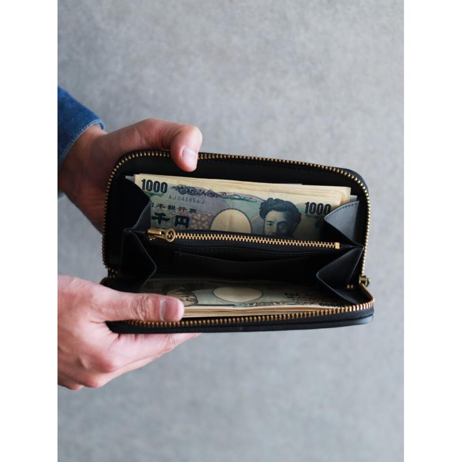 バックドロップレザーズ ジップウォレット BACKDROP Leathers ZIP WALLET 本革 バイカー アメカジ 日本製 プレゼント |  | 09
