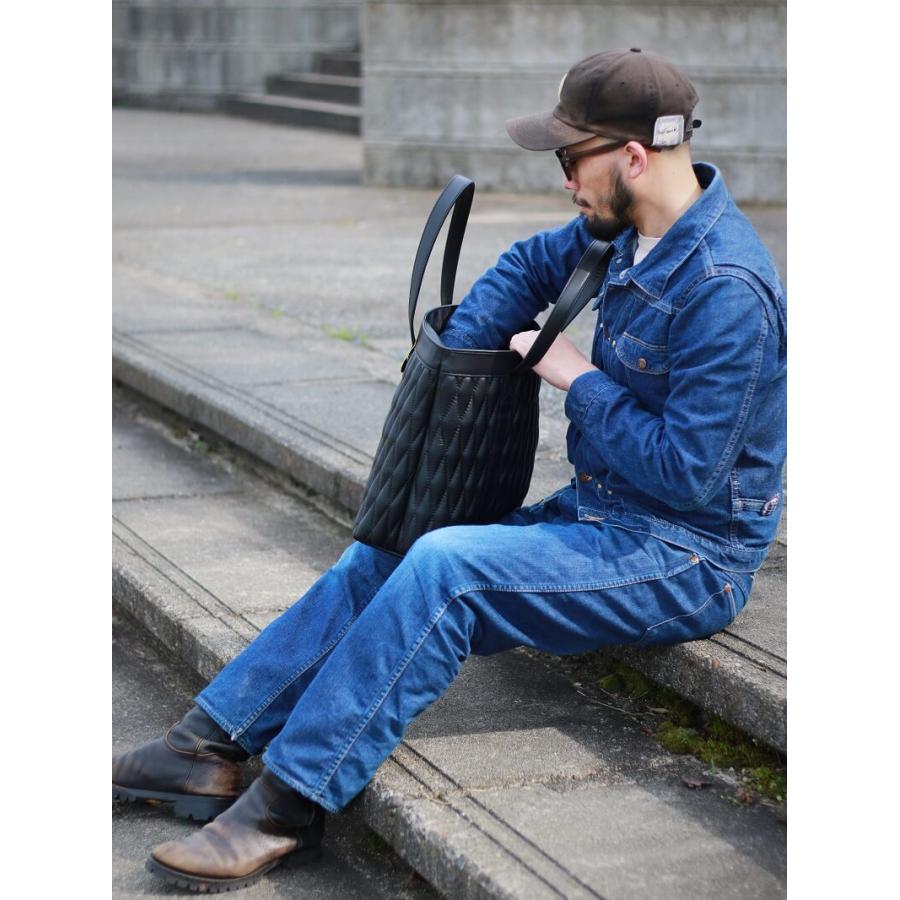 ダイヤトートバッグ BACKDROP Leathers DIA TOTEBAG 本革 バイカー メンズ トートバッグ アメカジ 日本製 プレゼント |  | 06