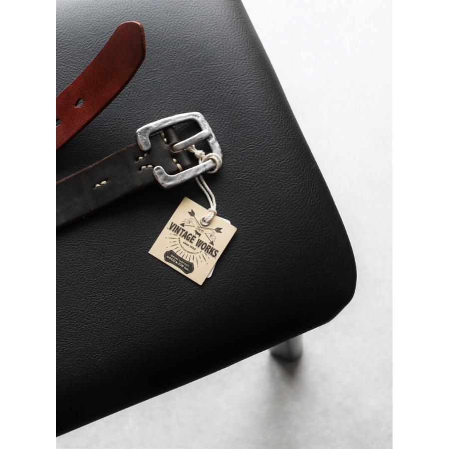 ヴィンテージワークス ベルト DH5536 7ホール Vintage Works Leather belt 茶芯 メンズ アメカジ 極厚 本革ベルト 日本製 プレゼント｜quriousweb｜11