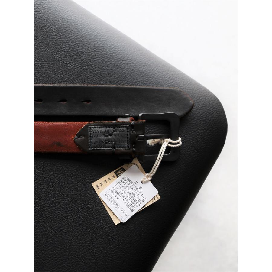 ヴィンテージワークス ベルト DH5675 MK-2 茶芯 5ホール Vintage Works Leather belt メンズ アメカジ 極厚 本革ベルト 日本製 プレゼント｜quriousweb｜17