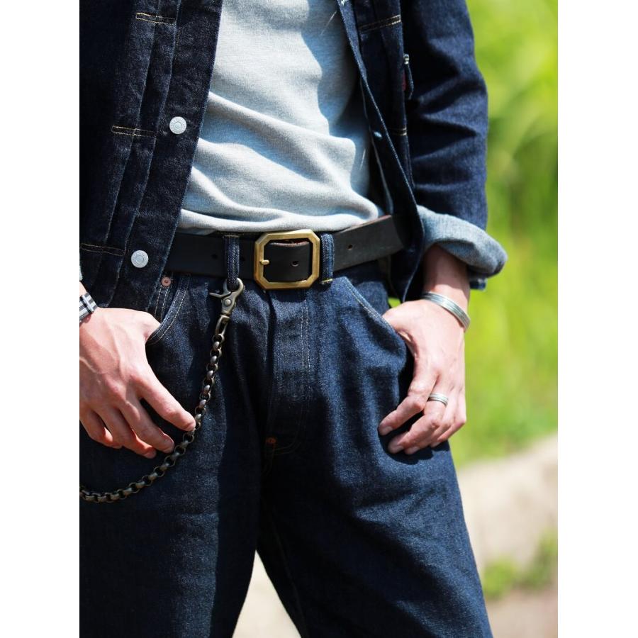 ヴィンテージワークス ベルト DH5684 茶芯 7ホール Vintage Works Leather belt メンズ アメカジ 極厚 本革ベルト 日本製 プレゼント｜quriousweb｜05