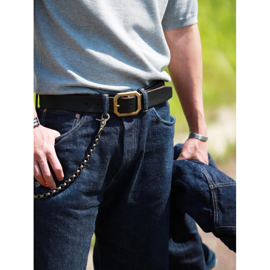 ヴィンテージワークス ベルト DH5684 茶芯 7ホール Vintage Works Leather belt メンズ アメカジ 極厚 本革ベルト 日本製 プレゼント｜quriousweb｜08