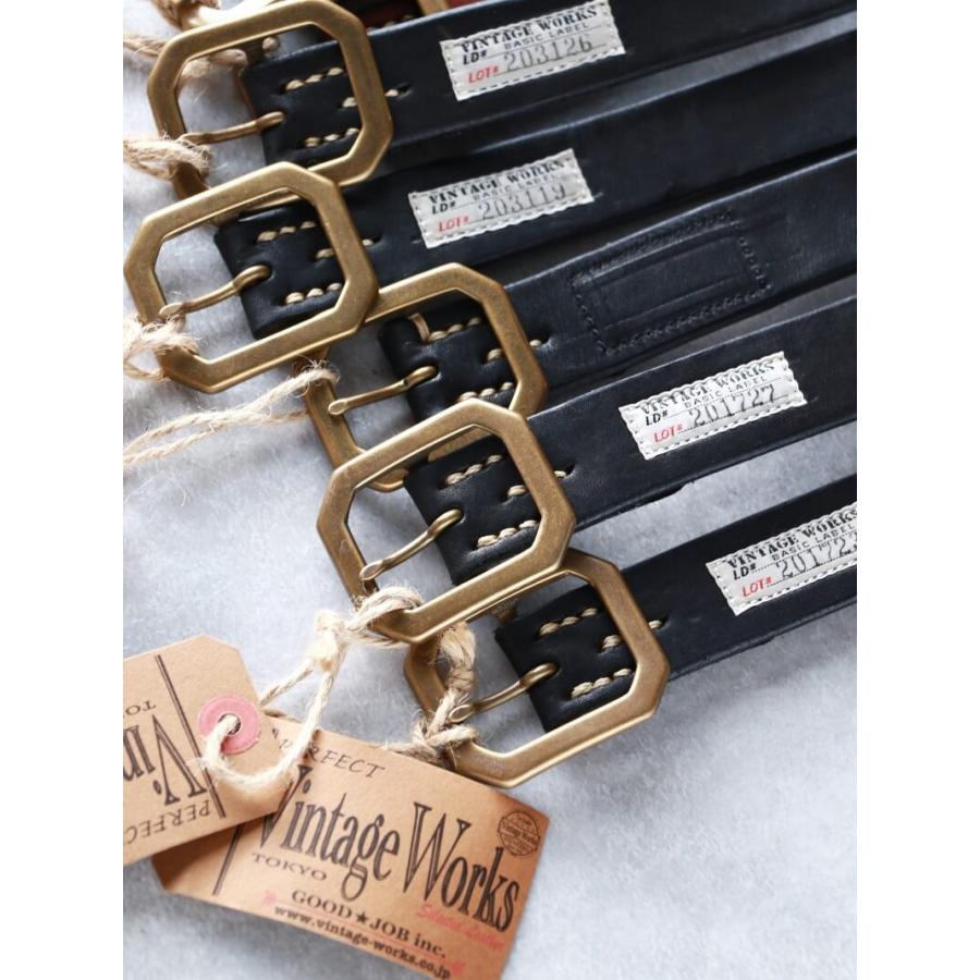 ヴィンテージワークス ベルト DH5726 7ホール Vintage Works Leather belt メンズ アメカジ 極厚 本革ベルト 日本製 プレゼント｜quriousweb｜11