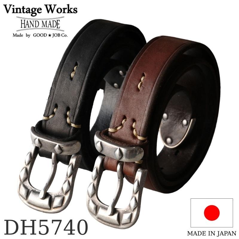 ヴィンテージワークス ベルト DH5740 5ホール Vintage Works Leather