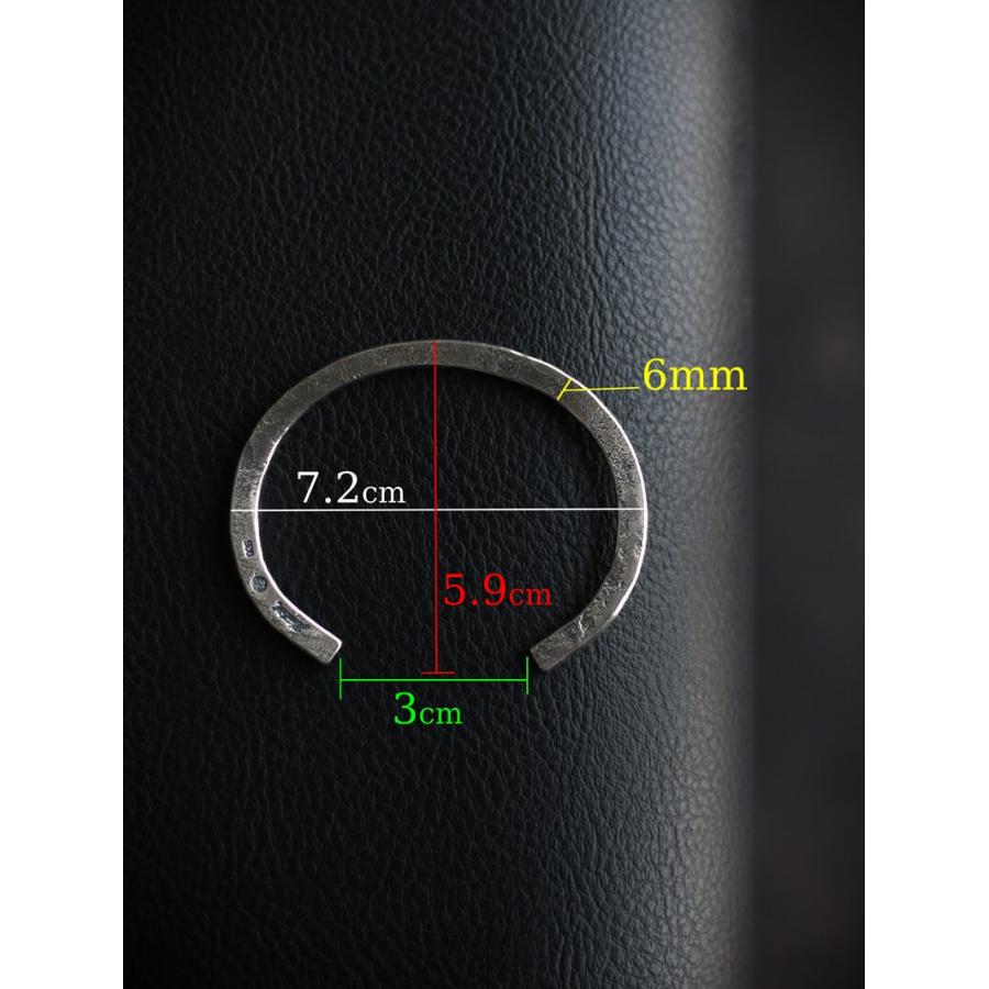 シルバーバングル hemlock ヘムロック Forged bangle -silver バングル アメカジ アクセサリー メンズファッション プレゼント TCB jeans |  | 04