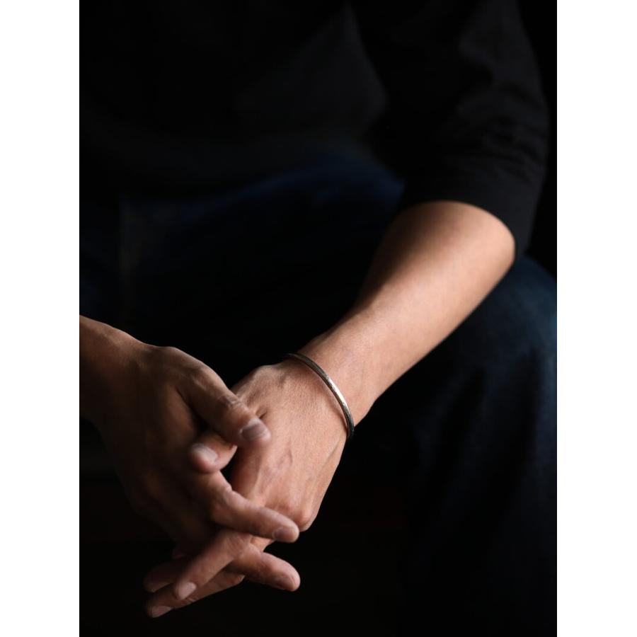 シルバーバングル hemlock ヘムロック RB Forged bangle -silver
