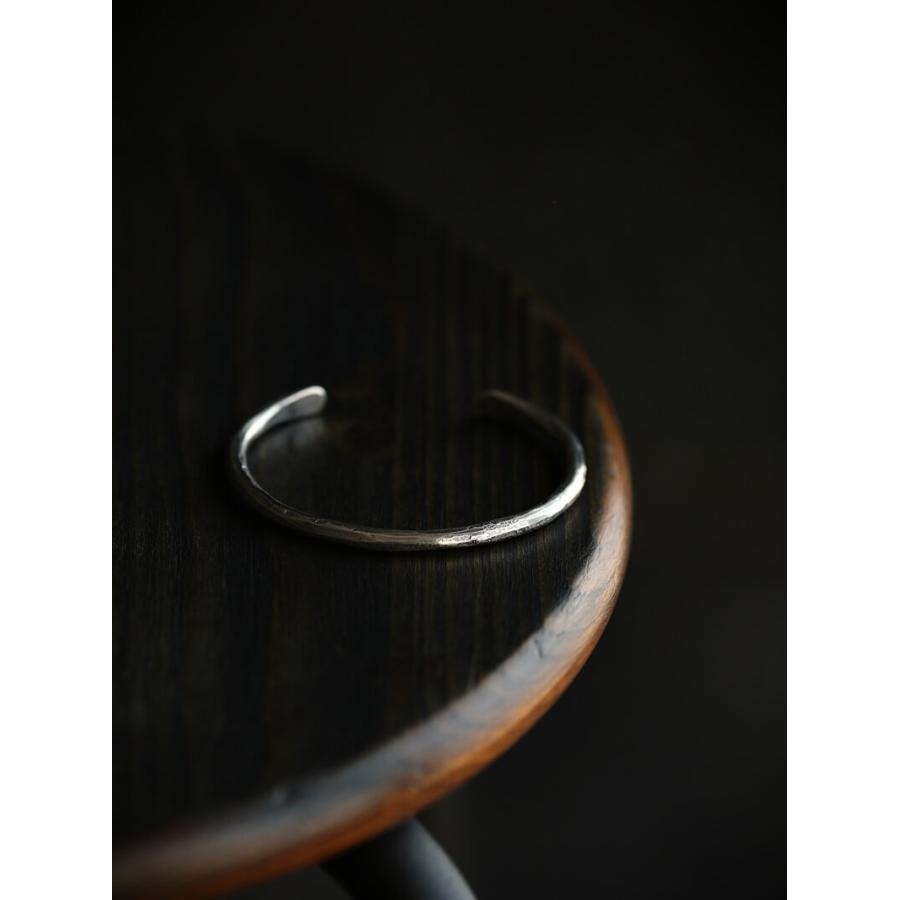 シルバーバングル hemlock ヘムロック RB Forged bangle -silver