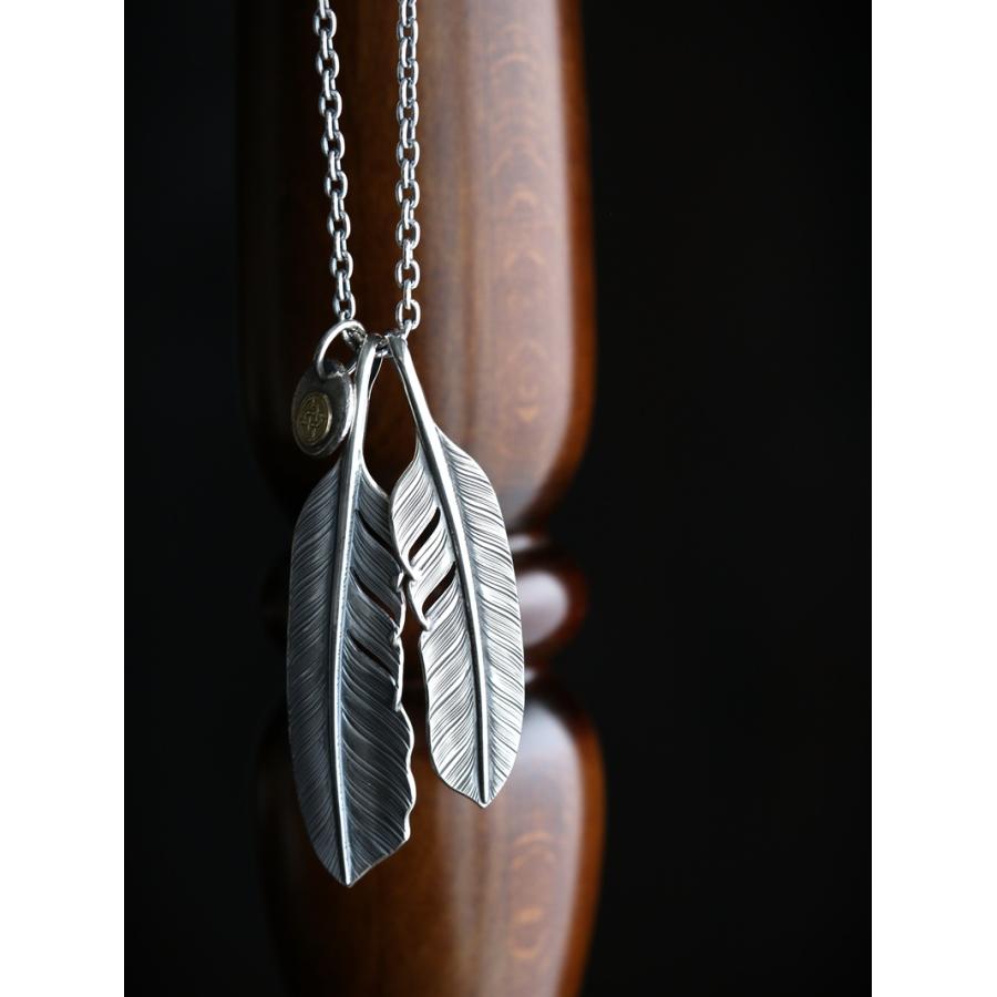HEMLOCK ネックレス　フェザー フェザートップ Mサイズ hemlock ヘムロック Feather Top M ネックレス