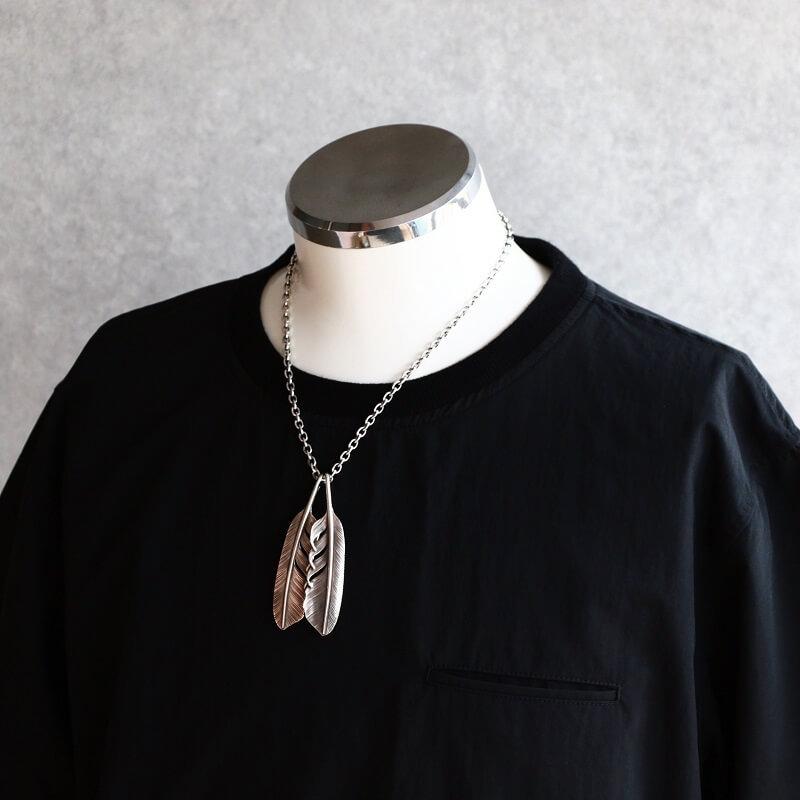 フェザートップ Lサイズ hemlock ヘムロック Feather Top L ネックレス アメカジ アクセサリー メンズファッション プレゼント TCB jeans |  | 02