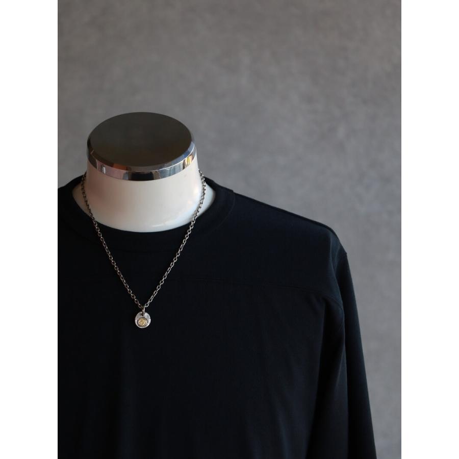 ロゴ メタル トップ ゴールド hemlock ヘムロック H circle logo metal K18point ネックレス アメカジ アクセサリー メンズファッション  TCB jeans |  | 02