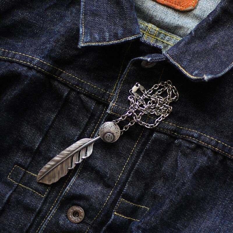 フェザーコンチョ hemlock ヘムロック Hcircle Logo Feather Concho ネックレス アメカジ アクセサリー メンズファッション TCB｜quriousweb｜09