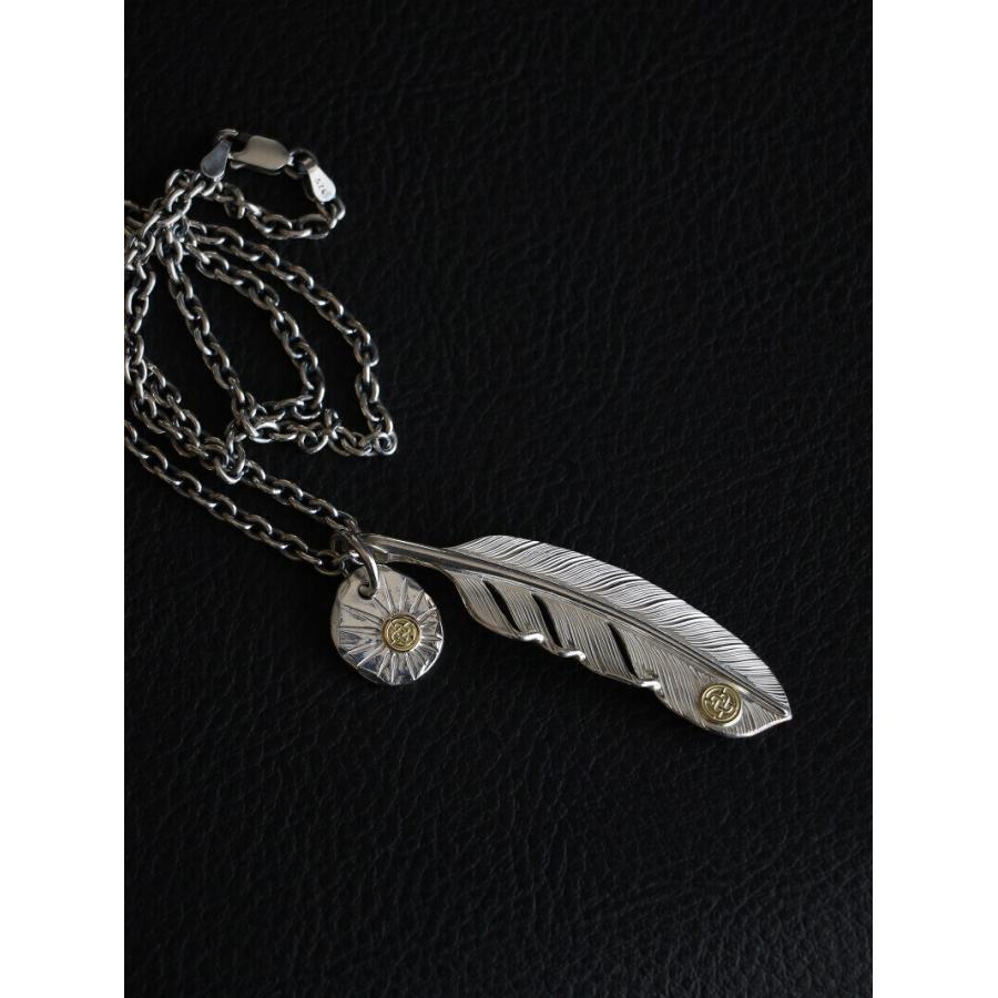 サンバーストメタル S hemlock ヘムロック Sunburst metal ネックレス