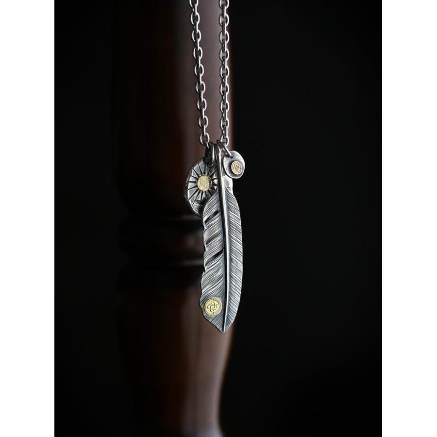 フェザートップ Lサイズ 18金 hemlock ヘムロック Feather Top L K18 Point ネックレス アメカジ アクセサリー メンズファッション プレゼント TCB jeans |  | 07