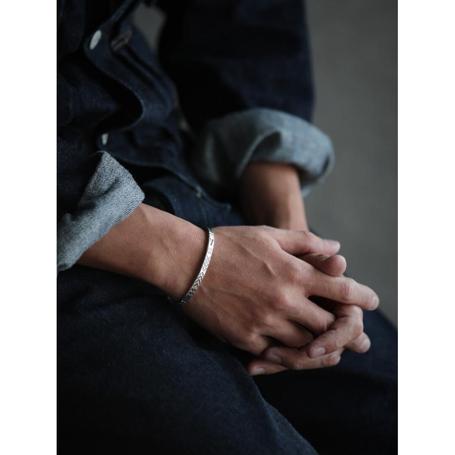 スタンプバングル シルバー hemlock ヘムロック Stamp Bangle アメカジ