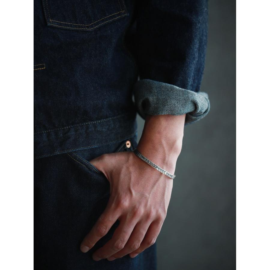 スタンプバングル シルバー hemlock ヘムロック Stamp Bangle アメカジ