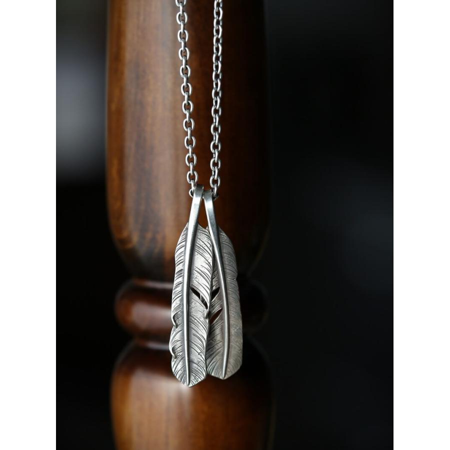 ラスティ フェザー 大 hemlock ヘムロック Rusty Feather ネックレス