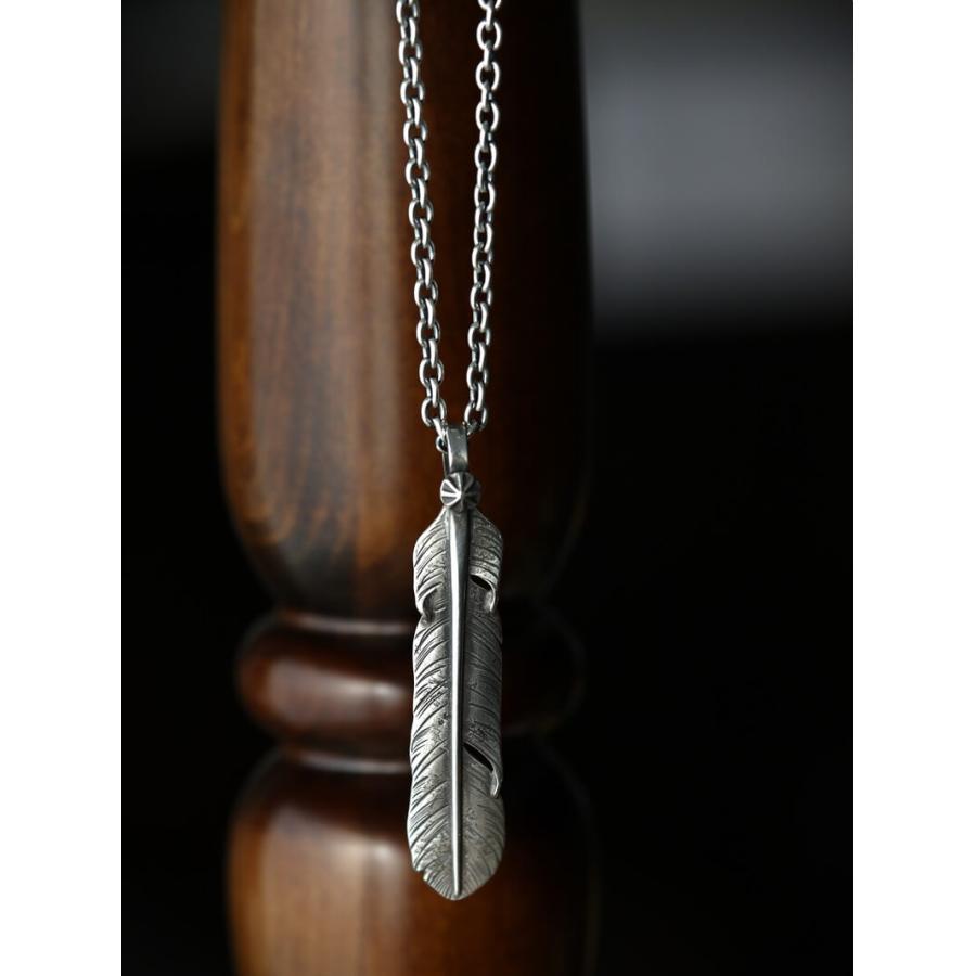 ラスティ フェザー 特大 hemlock ヘムロック Rusty Feather ネックレス アメカジ アクセサリー メンズファッション TCB |  | 01