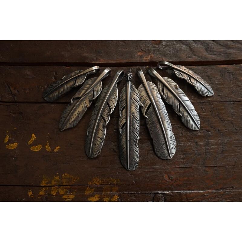 ラスティ フェザー 特大 hemlock ヘムロック Rusty Feather ネックレス アメカジ アクセサリー メンズファッション TCB |  | 05