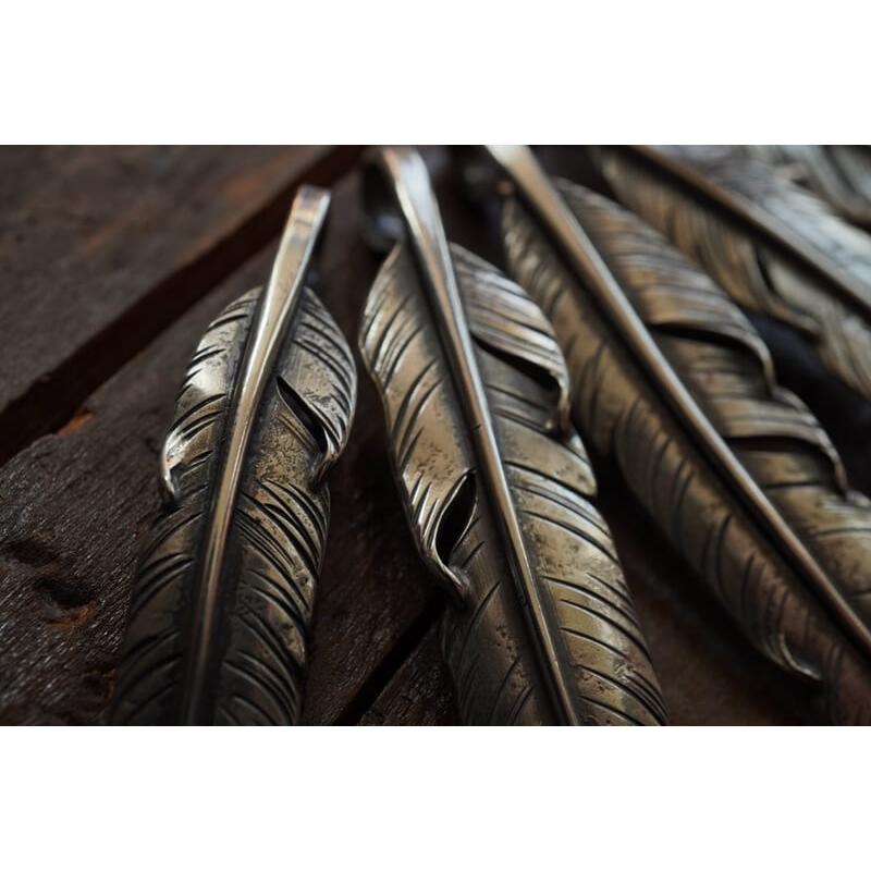 ラスティ フェザー 特大 hemlock ヘムロック Rusty Feather ネックレス アメカジ アクセサリー メンズファッション TCB |  | 06