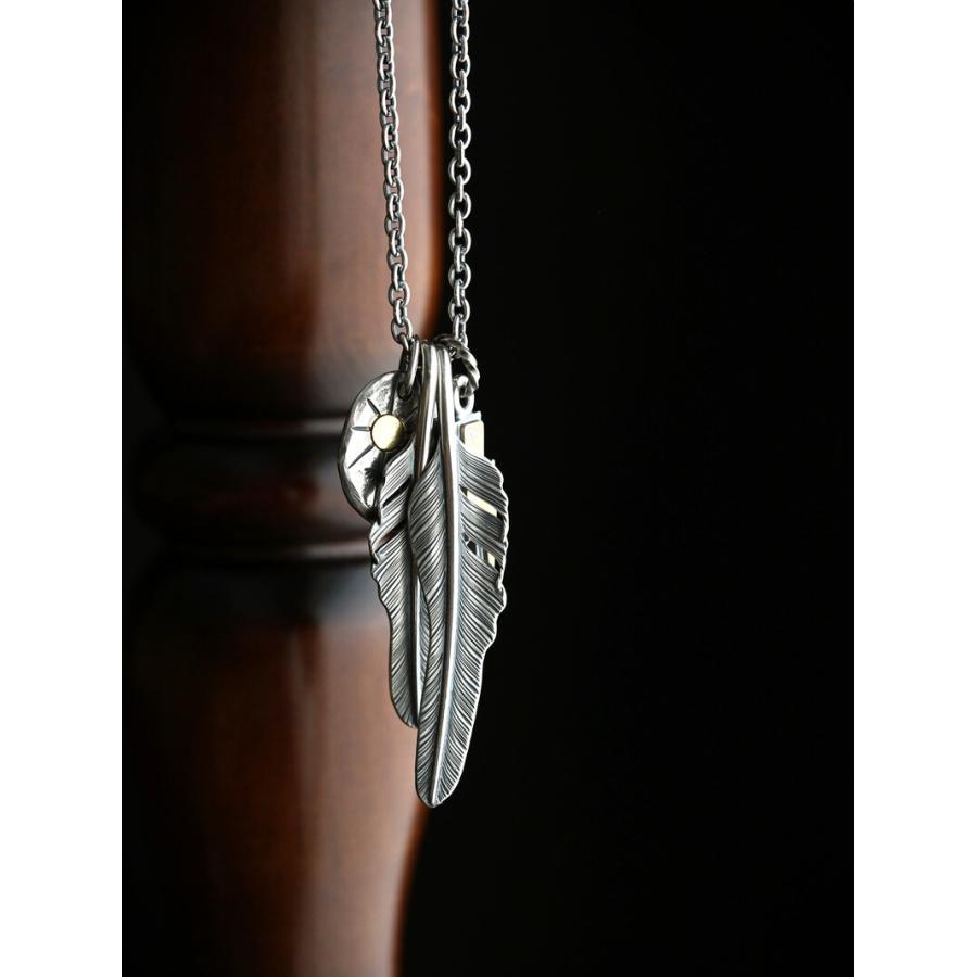 カゼキリフェザー L hemlock ヘムロック KAZEKIRI Feather ネックレス
