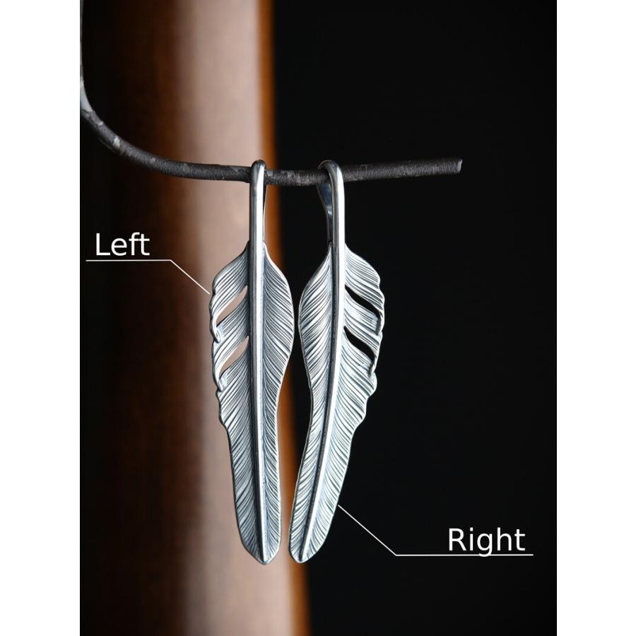 ハンドメイドフェザー カゼキリフェザー L hemlock ヘムロック KAZEKIRI Feather ネックレス