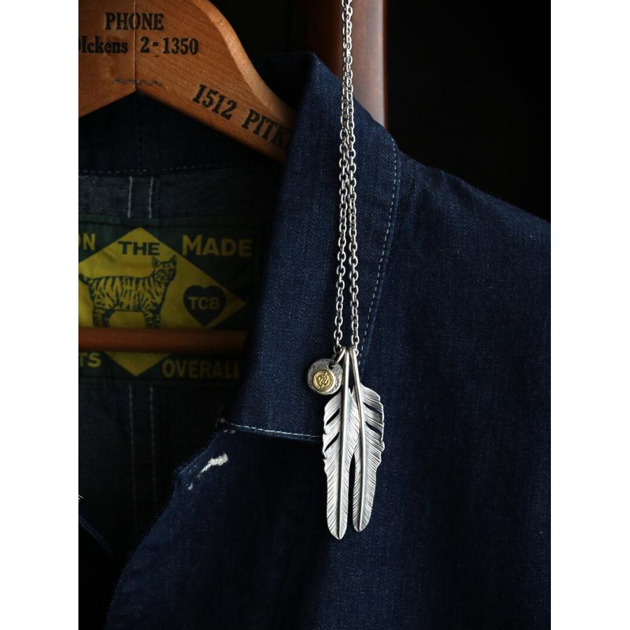 カゼキリフェザー L hemlock ヘムロック KAZEKIRI Feather ネックレス