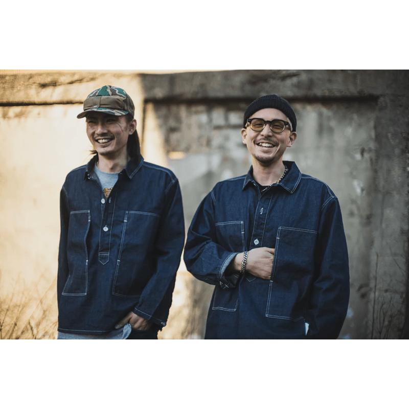 TCBジーンズ キャットフェイス プルオーバーシャツ TCB jeans Catface