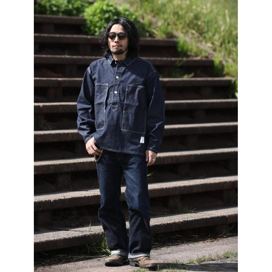 TCBジーンズ キャットフェイス プルオーバーシャツ TCB jeans Catface