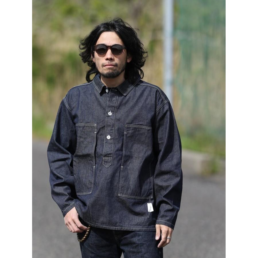 TCBジーンズ キャットフェイス プルオーバーシャツ TCB jeans Catface