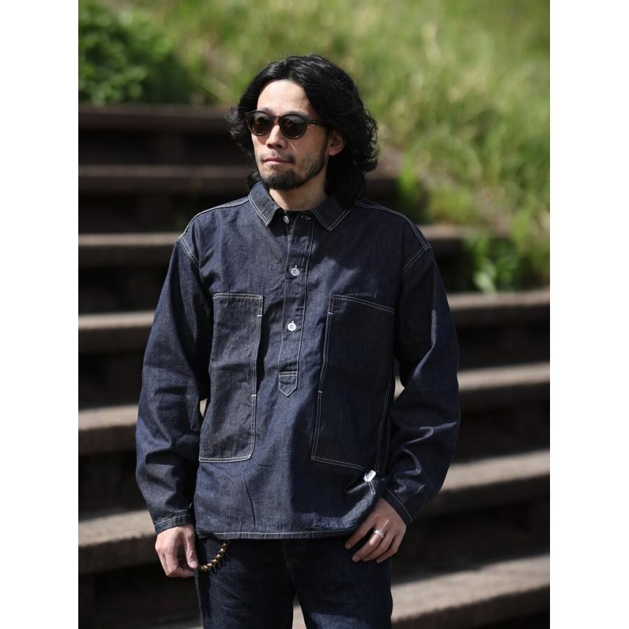 TCBジーンズ キャットフェイス プルオーバーシャツ TCB jeans Catface