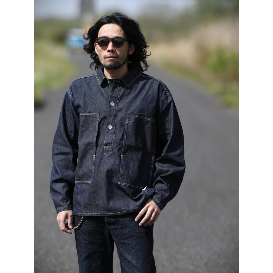 TCBジーンズ キャットフェイス プルオーバーシャツ TCB jeans Catface