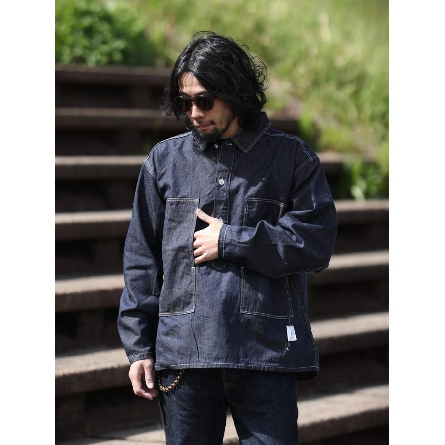 TCBジーンズ キャットフェイス プルオーバーシャツ TCB jeans Catface