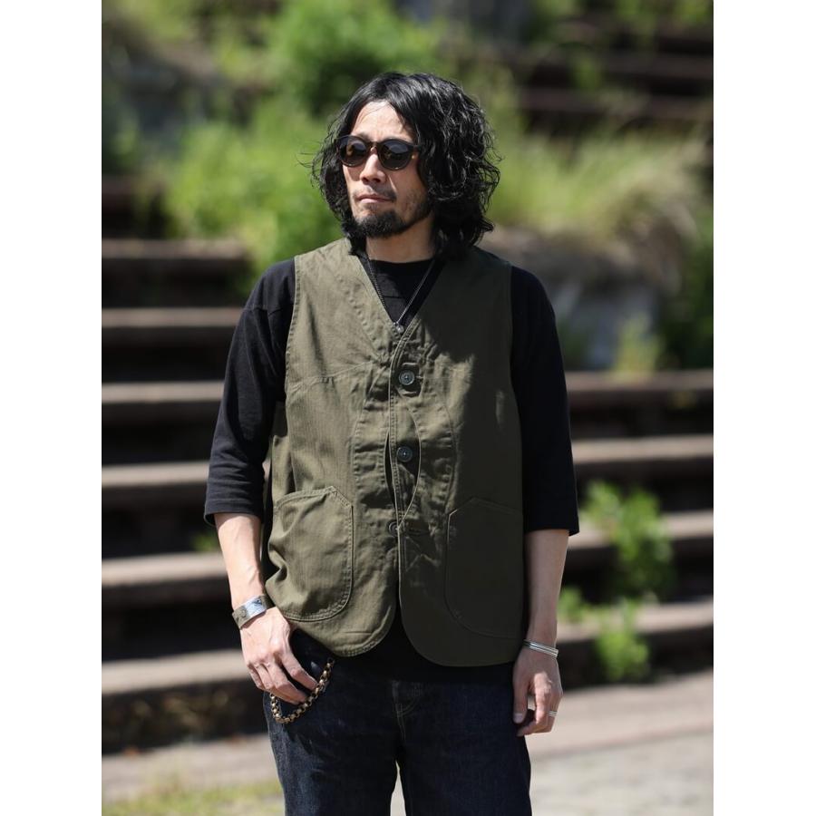 TCB Jeans Huntsman Vest ヘリンボーン Size40 TCBジーンズ ハンツマンベスト ヘリンボーン TCB jeans Black Huntsman