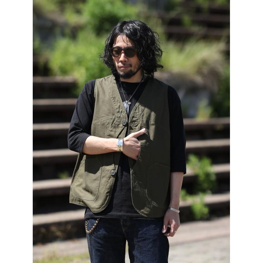 【新品】TCB jeans huntsman vest ハンツマンベスト TCBジーンズ ハンツマンベスト ヘリンボーン TCB jeans Black Huntsman