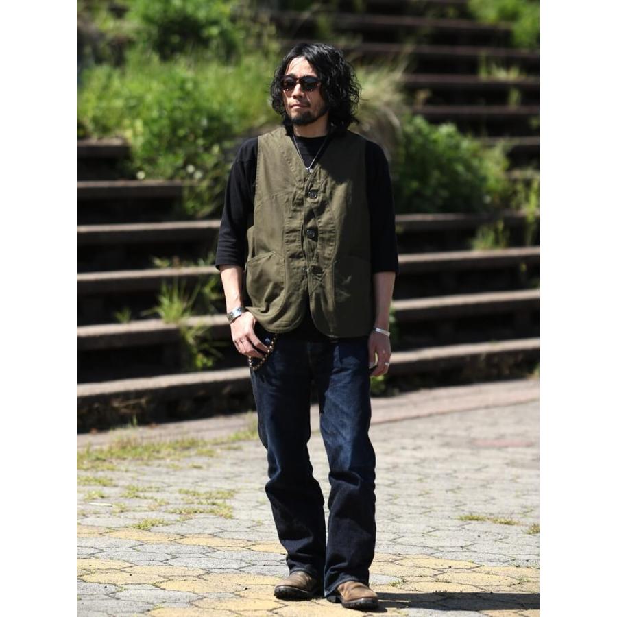 TCBジーンズ ハンツマンベスト ヘリンボーン TCB jeans Black Huntsman