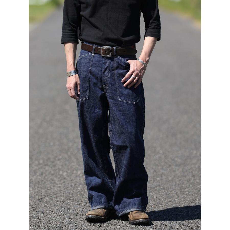 TCBジーンズ キャットフェイストラウザーズ デニム TCB jeans Catface