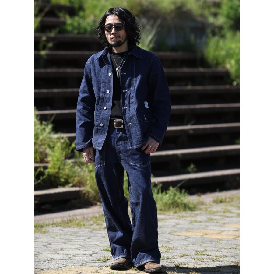 TCBジーンズ キャットフェイスジャケット デニム TCB jeans Catface