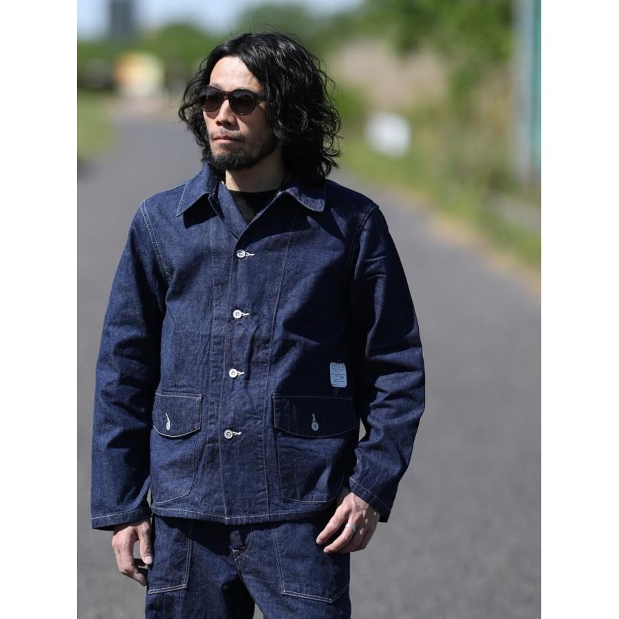 TCBジーンズ キャットフェイスジャケット デニム TCB jeans Catface