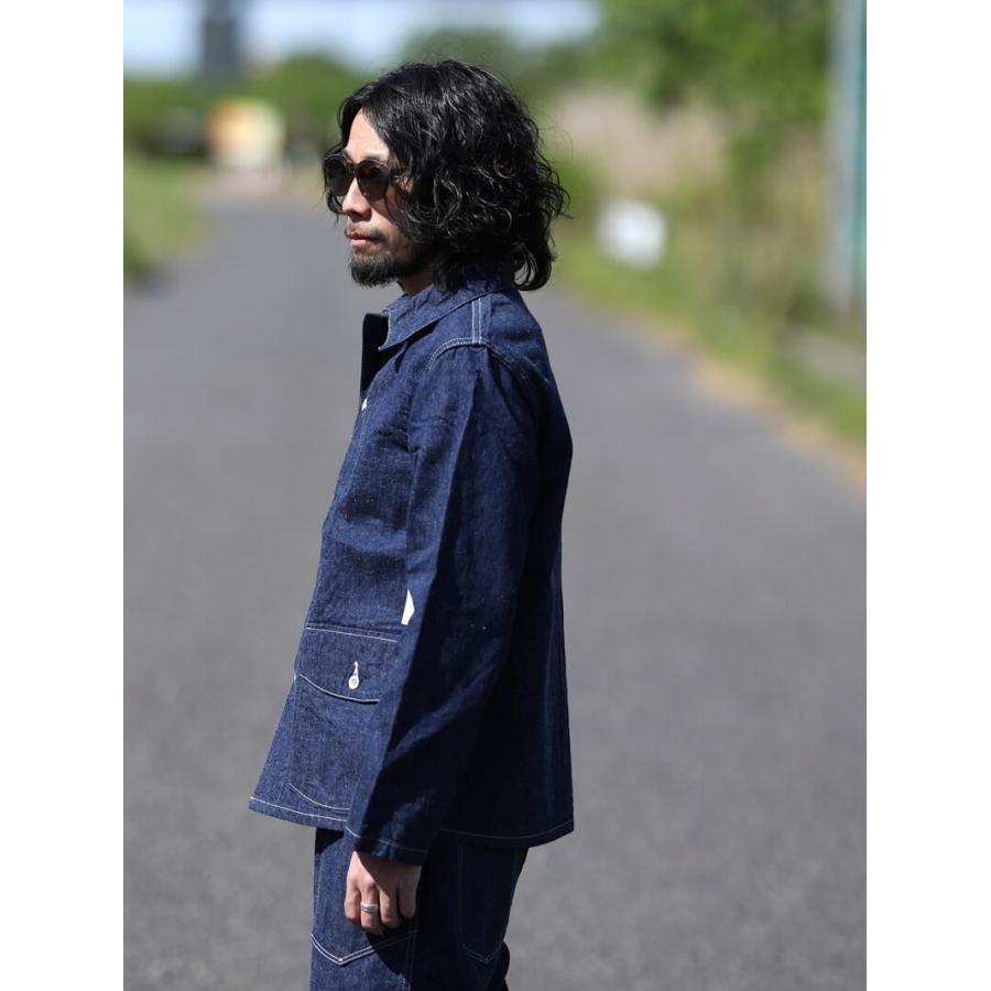 TCBジーンズ キャットフェイスジャケット デニム TCB jeans Catface