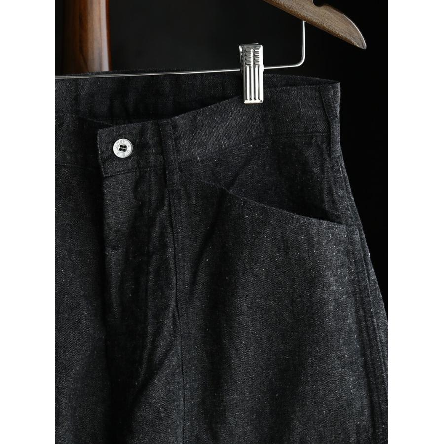 TCBジーンズ キャットフェイストラウザーズ ブラックデニム TCB jeans