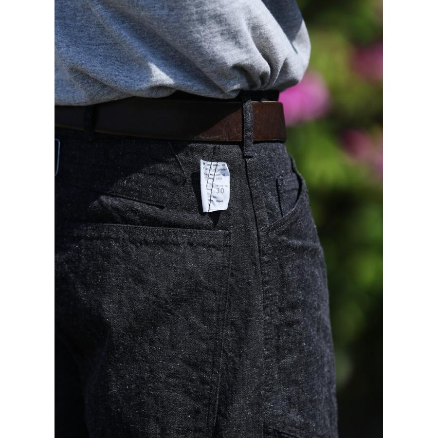 TCBジーンズ キャットフェイストラウザーズ ブラックデニム TCB jeans