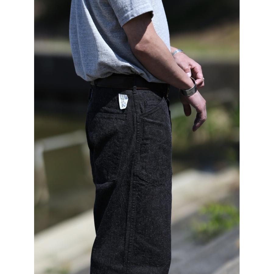 TCBジーンズ キャットフェイストラウザーズ ブラックデニム TCB jeans