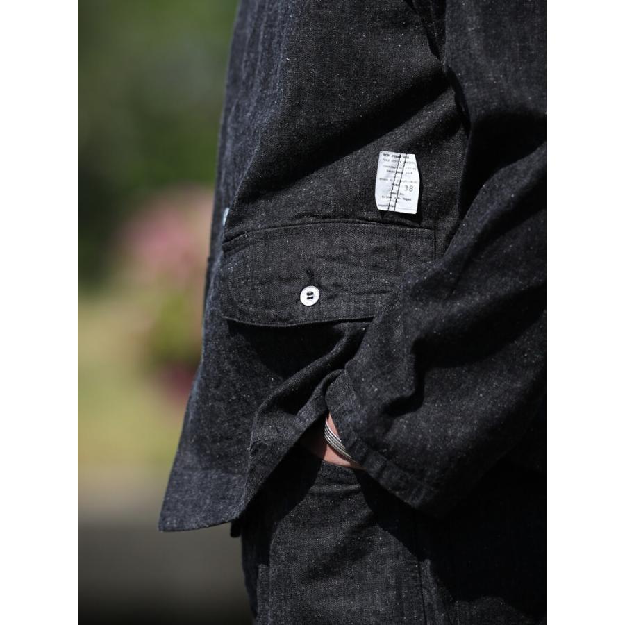 TCBジーンズ キャットフェイスジャケット ブラックデニム TCB jeans